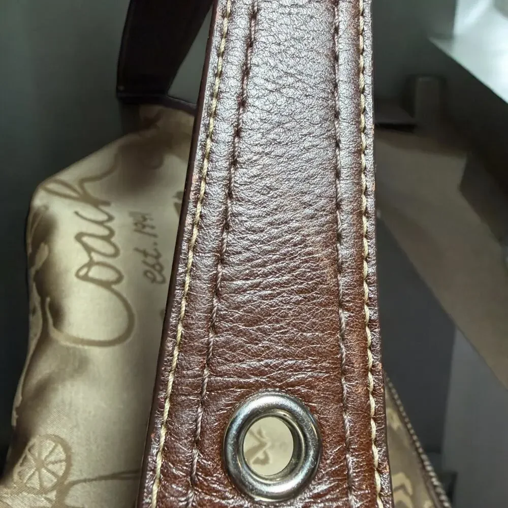 Y2K Coach F14888 1941 Horse & Carriage Flap Bag & Pleated Wristlet